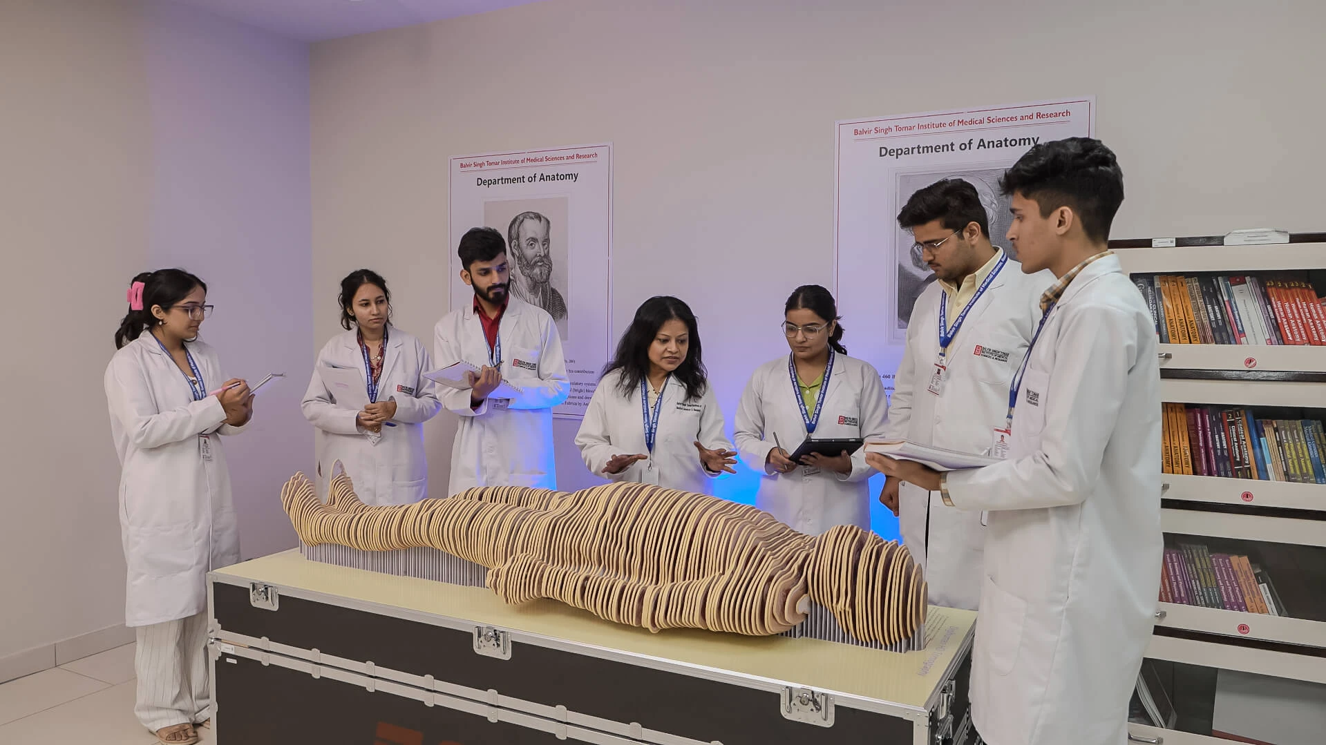 Practical medical training at BSTIMSR